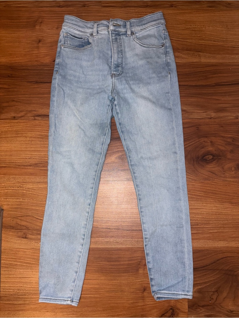Express Light Blue Skinny Jeans